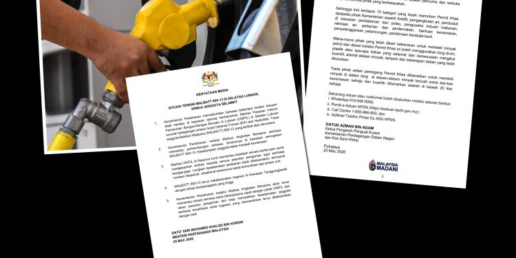 Perlu Permit Khas Beli Petrol Atau Diesel Lebih 20 Liter Guna Tong