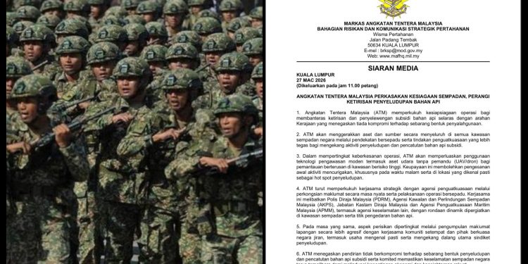 ATM Perkukuh Operasi Ketirisan Subsidi Bahan Api