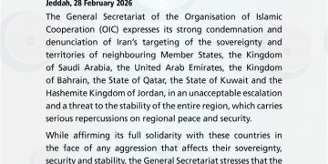 OIC Kecam Iran Lancar Peluru Berpandu Ke Negara Jiran