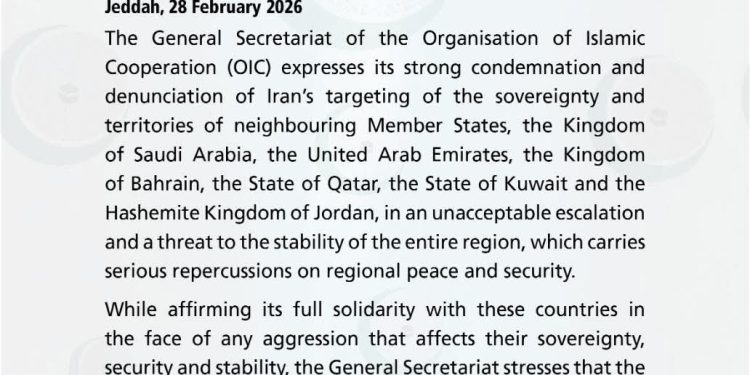 OIC Kecam Iran Lancar Peluru Berpandu Ke Negara Jiran