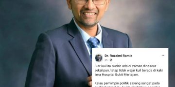 “Biar Kuil Itu Sudah Ada Di Zaman Dinasour Sekalipun, Tidak Wajar Di Kaki Lima Hospital” – Rozaimi