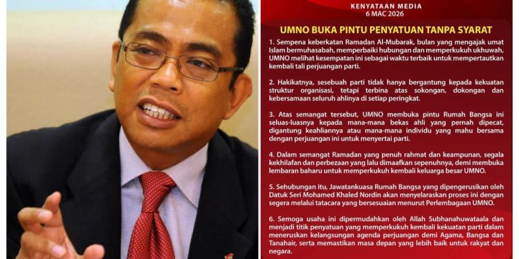 “Bumi Mana Tidak Ditumpahi Hujan, Kembalilah Ke Pangkuan UMNO” – Khaled Nordin