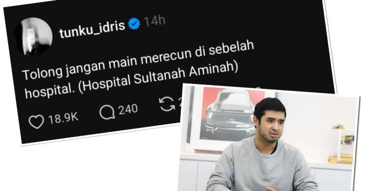 Netizen Sokong Titah Tunku Idris Jangan Main Mercun Berhampiran Hospital Sultanah Aminah