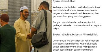 Syukur Jadi Rakyat Malaysia, Aman Harmoni – Menteri Agama 
