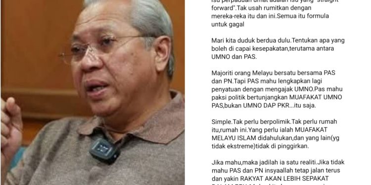PAS Mahu Muafakat UMNO PAS, Bukan Muafakat UMNO DAP PKR – Annuar Musa