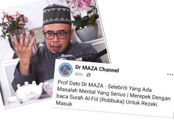 Selebriti Dakwa Baca ‘Alam Tara Kaifa Fa’ala Rabbuka’ Buka Rezeki Ada Masalah Mental Yang Serius – Mufti Perlis