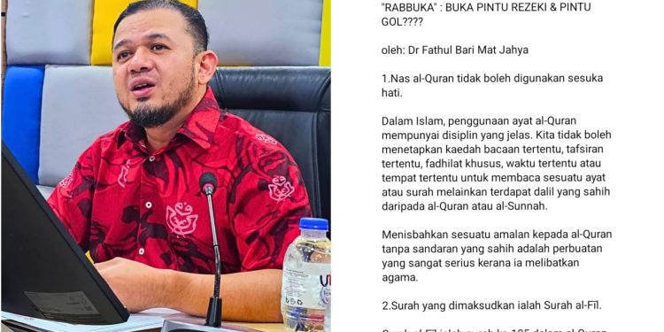 Perkataan ‘Rabbuka’ Bukan Bermaksud ‘Buka’ Rezeki – Dr. Fathul Bari Tegur Selebriti 