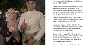 UMNO Sungai Buloh Sedia Terima KJ 