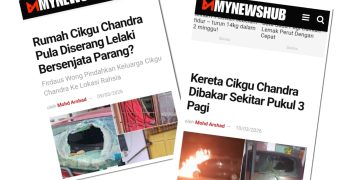Rumah Cikgu Chandra Diserang Kerana Perasaan Terguris, Tiada Elemen Kongsi Gelap