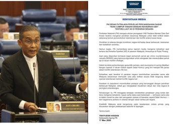 PN Minta Penjelasan Kehadiran Kapal Tentera AS di Perairan Malaysia