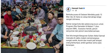 Hannah Yeoh Sertai Berbuka Puasa Di Dataran Merdeka