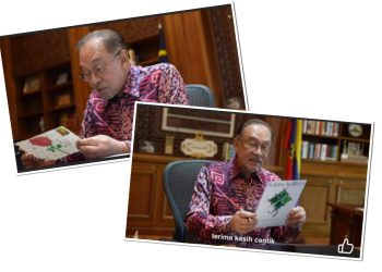 PMX Terharu Terima Kad Ucapan Aidilfitri