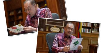 PMX Terharu Terima Kad Ucapan Aidilfitri