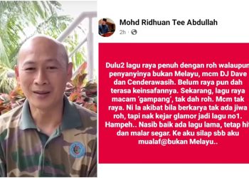 Lagu Raya Sekarang Macam ‘Gampang’, Macam Tak Raya – Ridhuan Tee