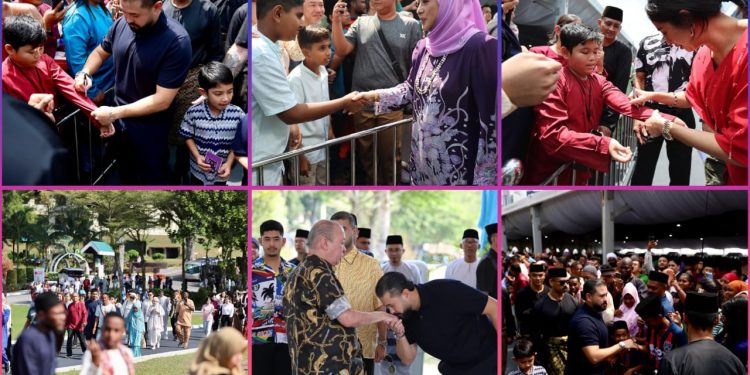 Sambutan Hebat Rakyat Johor Di Rumah Terbuka Istana Johor