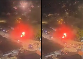 Lagi Gerai Mercun Meletup Terbakar 