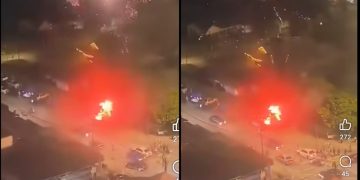Lagi Gerai Mercun Meletup Terbakar 