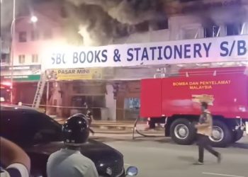Kedai Buku Ikonik 70 Tahun Di Seremban Hangus Dalam Kebakaran