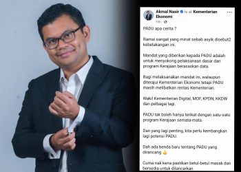 Menteri Ekonomi Ada ‘Plan Baru’ Untuk PADU?