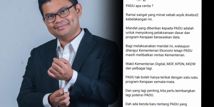Menteri Ekonomi Ada ‘Plan Baru’ Untuk PADU?