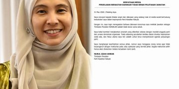 Nurul Izzah Nafi Letak Jawatan Timbalan Presiden PKR