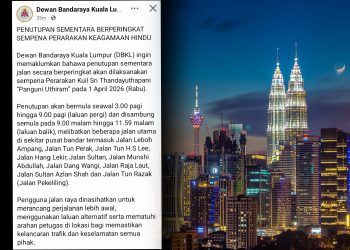 Penutupan Sementara Jalan Berperingkat Sempena Perarakan Keagamaan Hindu – DBKL