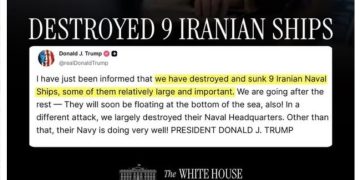 Trump Dakwa 9 Kapal Tentera Laut Iran Berjaya Dimusnahkan  