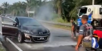 PAIP Bantu Padam Kereta Terbakar, Tindakan Pantas Elak Kejadian Lebih Buruk