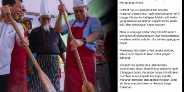 Bekalan Makanan Negara Masih Cukup 3 Hingga 4 bulan