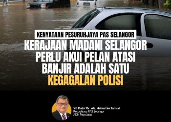 Selangor Perlu Akui Pelan Banjir Gagal, Kata PAS