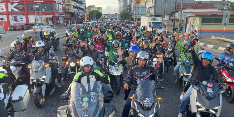 Peserta Konvoi Tak ‘Rem-Rem Motor’ Tunjuk Power – ADUN PAS