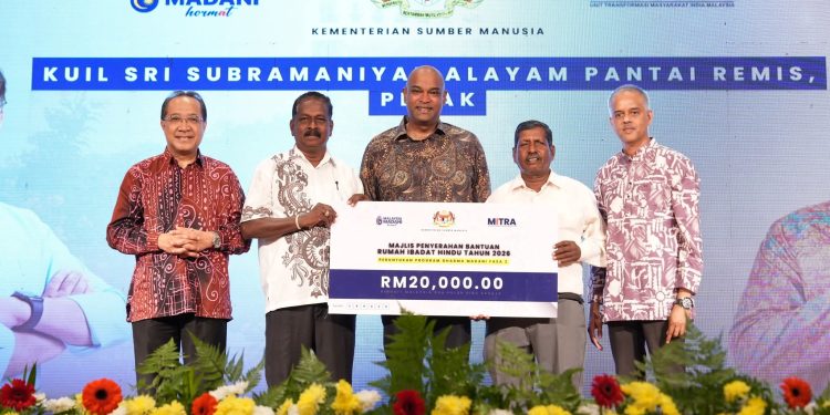 RM9.24 Juta Disalurkan Kepada Rumah Ibadat Hindu Menerusi Program Dharma Madani