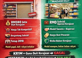 Ini Propaganda Dikeluarkan Oleh Madani Untuk Lawan Hujah Madani Mart Ciplak KR1M Masa Najib