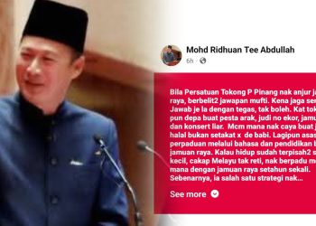Jamuan Raya Tokong: ‘Jawab Saja Dengan Tegas Tak Boleh’ – Ridhuan Tee