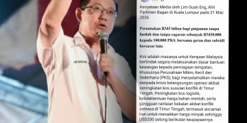 Lim Guan Eng Saran Tangguh Kenaikan SST, Moratorium Untuk PKS