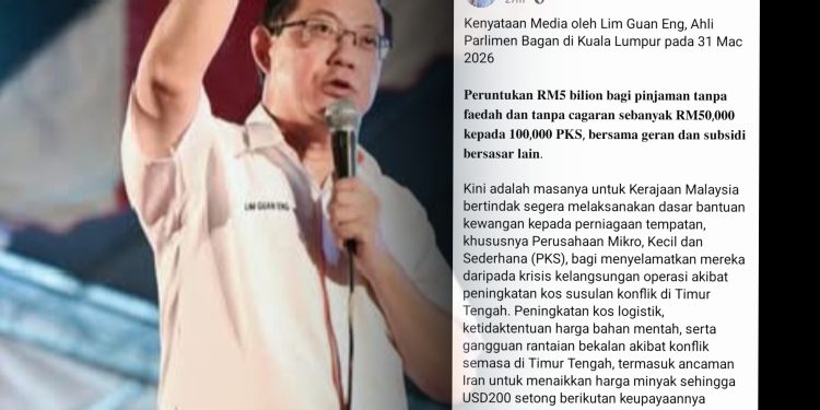 Lim Guan Eng Saran Tangguh Kenaikan SST, Moratorium Untuk PKS