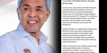 Ahmad Zahid Seru Rakyat Guna Air Secara Berhemah