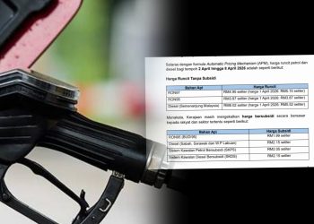 Harga Diesel Naik Lagi 50 Sen, Cecah RM6.02 Seliter