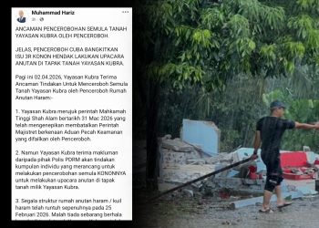 Penceroboh Rancang Masuk Semula Tanah Yayasan Kubra Buat Upacara Anutan – Peguam