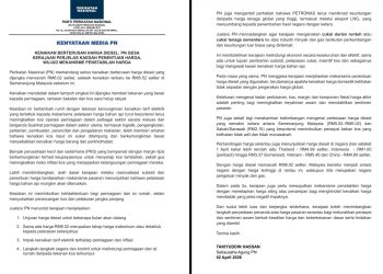 Harga Diesel Negara Jiran Kini Lebih Rendah Berbanding Malaysia – Takiyuddin