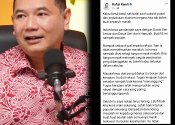 BUDI95 Bukan Duit Kerajaan, Itu Duit Rakyat – Rafizi Ramli