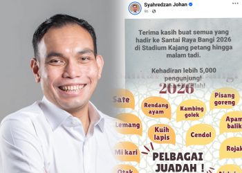 Syahredzan Dakwa Lebih 5,000 Hadir Santai Raya Bangi 2026