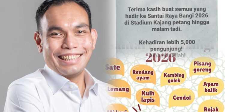 Syahredzan Dakwa Lebih 5,000 Hadir Santai Raya Bangi 2026