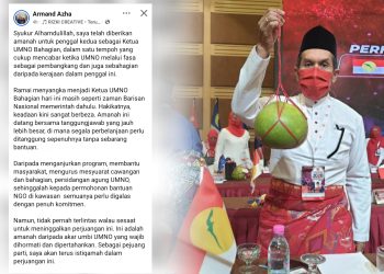 Jawatan Ketua UMNO Bahagian Hari Ini Tak Sama Macam Dulu – Dr. Armand Azha