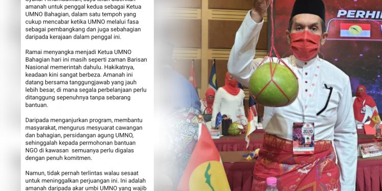 Jawatan Ketua UMNO Bahagian Hari Ini Tak Sama Macam Dulu – Dr. Armand Azha