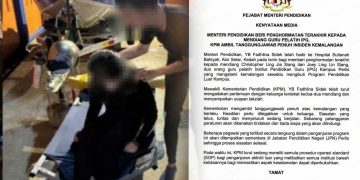 Tragedi Kayak: KPM Ambil Tanggungjawab Penuh, Teliti Semula SOP Aktiviti Luar Kampus