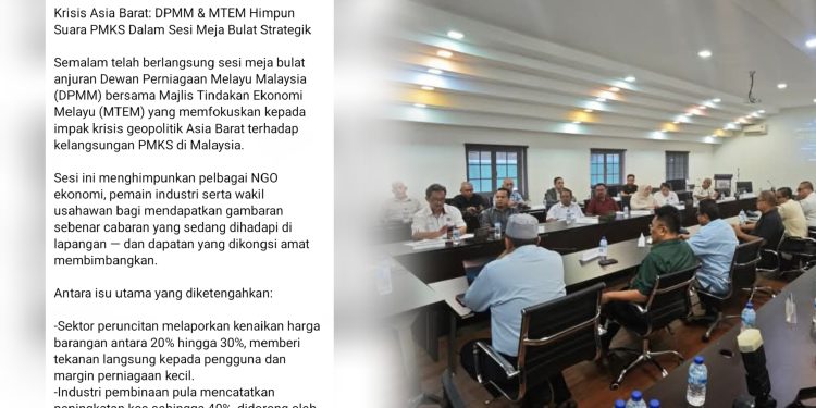 DPMM Dakwa Harga Barang Naik Hingga 30 Peratus, Kos Pembinaan Melonjak 40 Peratus