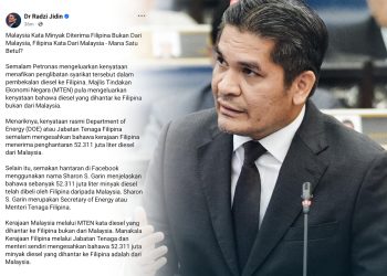 Radzi Jidin Dakwa Kenyataan Kerajaan Malaysia Filipina Bercanggah, Mana Satu Betul?