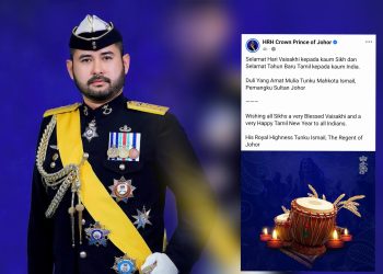 Tunku Mahkota Ismail Ucap Selamat Hari Vaisakhi, Tahun Baru Tamil