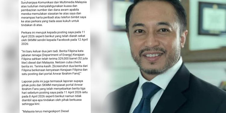 Isham Jalil Mahu Buat Laporan Polis Terhadap MCMC – ‘Posting’ Berkenaan Isu Diesel Kena Sekat, Siasat